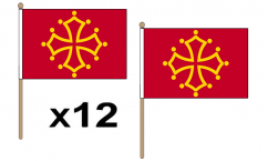 Midi-Pyrenees Hand Flags